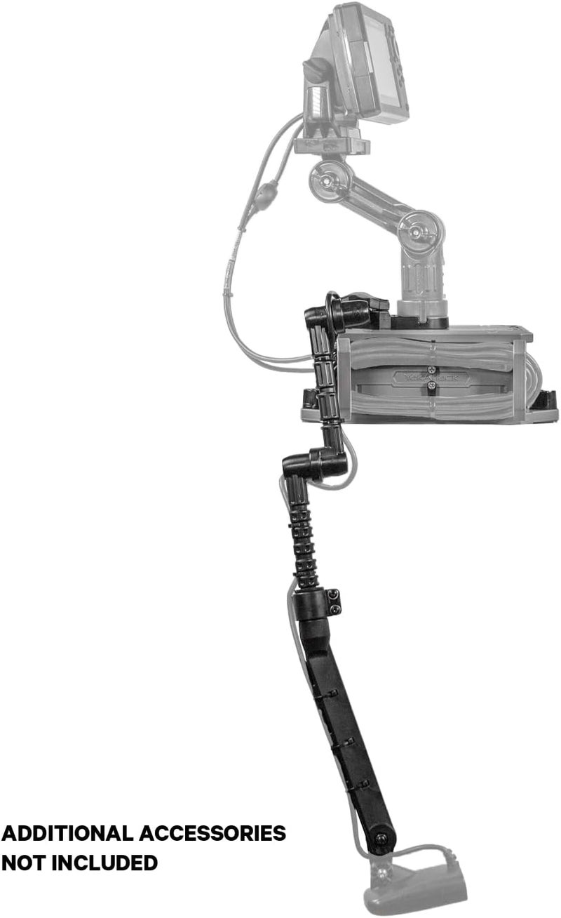 YakAttack CellBlok Battery Box & Switchblade Transducer Arm Combo - Color Options | USA Made | Kayak Fish Finder Mounting | Compact & Tool-Free Install | Track Compatible | Universal Kayak Accessory - Image 4